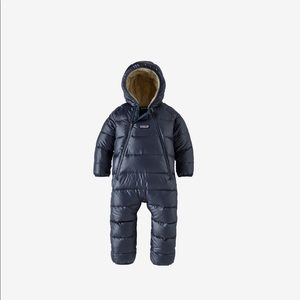 PATAGONIA Infant Hi-Loft Down Sweater Bunting Navy